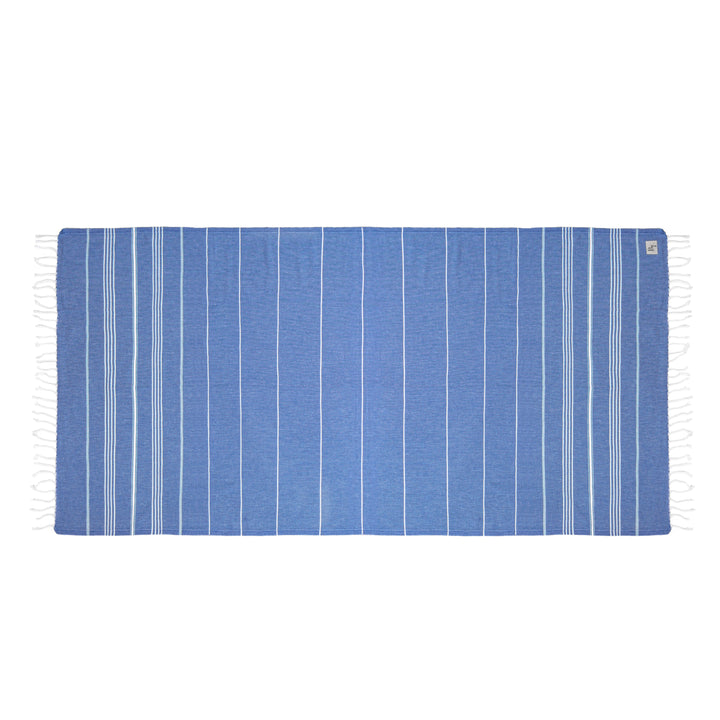 Classic Turkish Beach Towel in Royal Blue