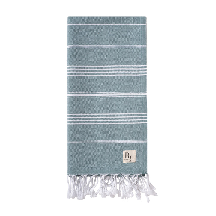 Turkish Beach Towel in Reseda Green